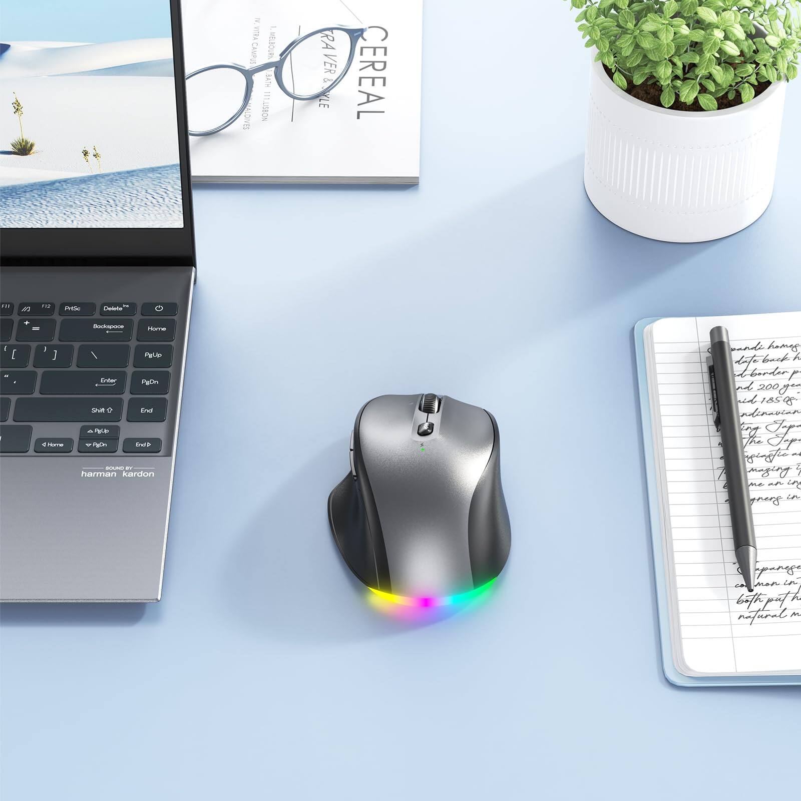 Certainly! Here is the corrected and grouped text from the image:

**Laptop Screen:**
- CEREAL
- IN THE CUP
- LEBESON
- HILLIONSON
- PRAMVER & WAVE

**Laptop Keyboard:**
- SOUND BY
- harman kardon

**Mouse:**
- harman kardon

**Notebook:**
- Cereal
- In the cup
- Lebeson
- Hillionson
- Pramver & Wave

**Other Text:**
- V. VIRA CAMPUS
- a1on BATH ALDIVES
- TELUSBON RA VER D LE CEREAL
- Di FM B a 2
- + I ] 4 nare Recbageie Rame I Palfer Enier PaOn She o End Palar
- ngn da -E - harman kardon wande Dowvey dite bneh A dborder r od 200 rd 1858 rlivaotar n Iap - the Ie ginife - . 7 mginy 5 2 me in in Rened punag O Mat in 6kpath nefural A

This text appears