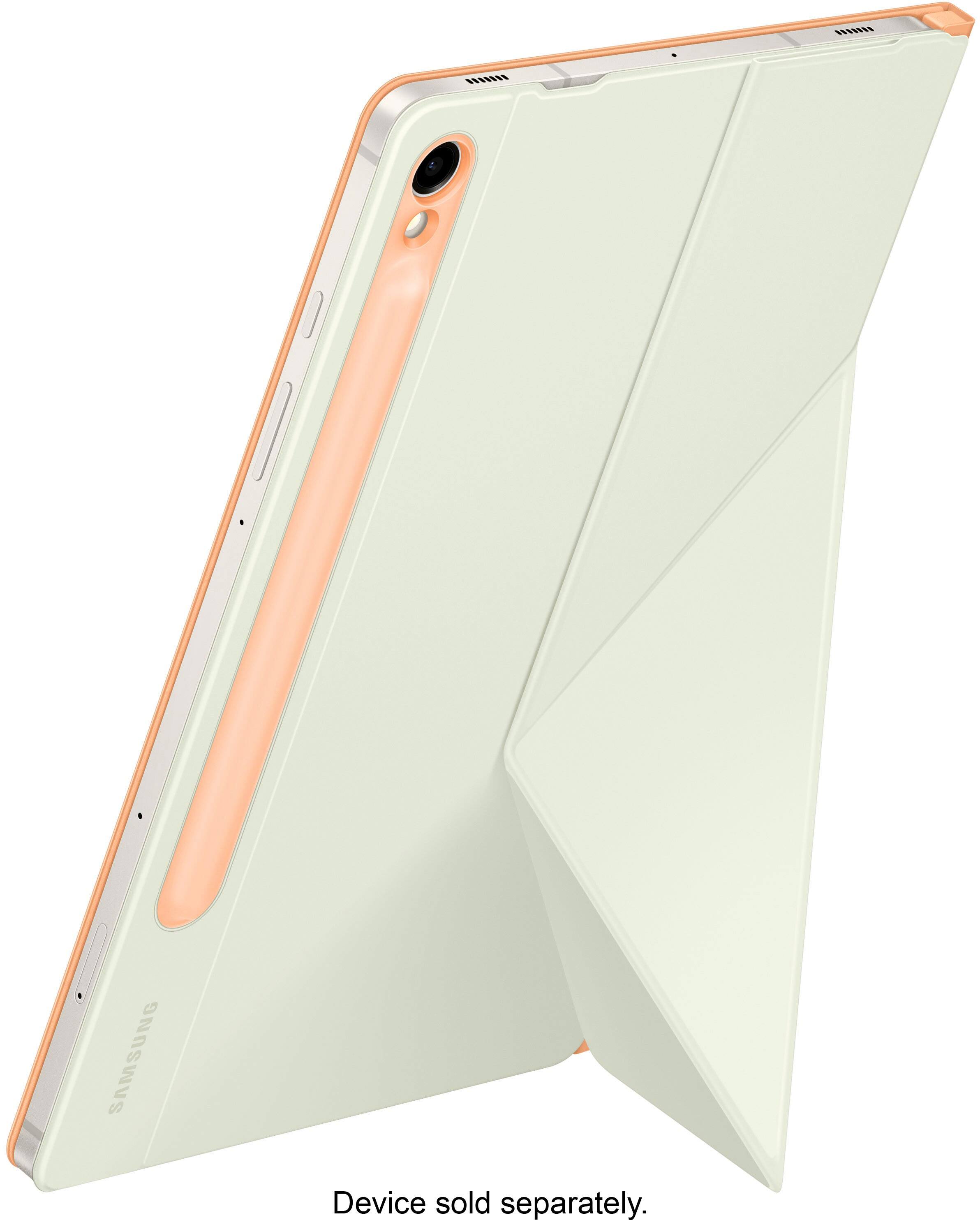 The text on the image reads "SAMSUNG Device sold separately."