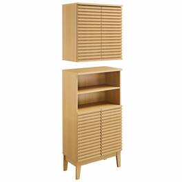 Render Bathroom Cabinet Set by Modway - Oak
