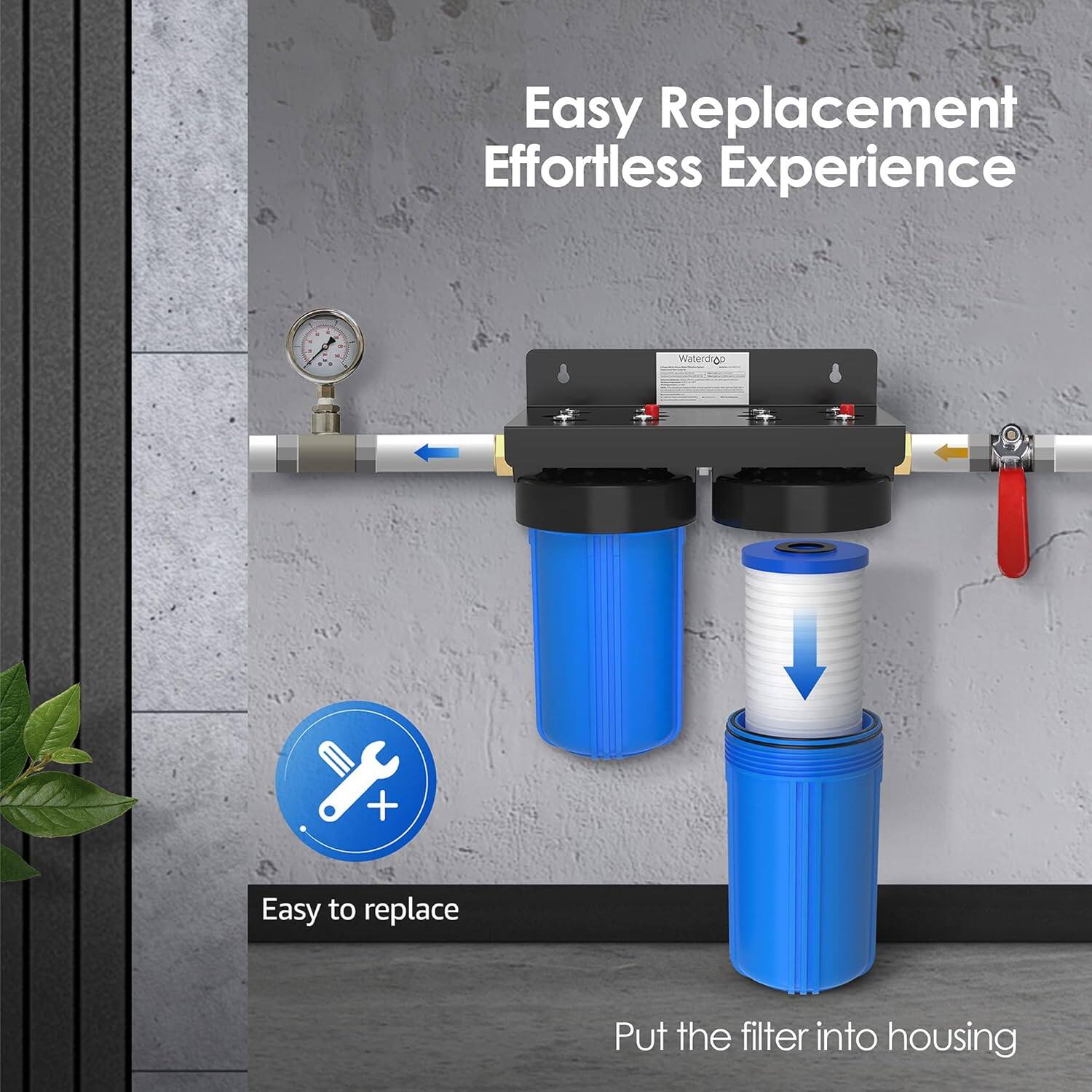 Easy Replacement Effortless Experience

Easy to replace

Put the filter into housing