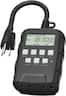 BN-LINK - 7-Day Outdoor Heavy Duty Digital Programmable Timer, Dual Outlet, Weatherproof, 125VAC 60Hz, 1875W, ETL Listed - Black