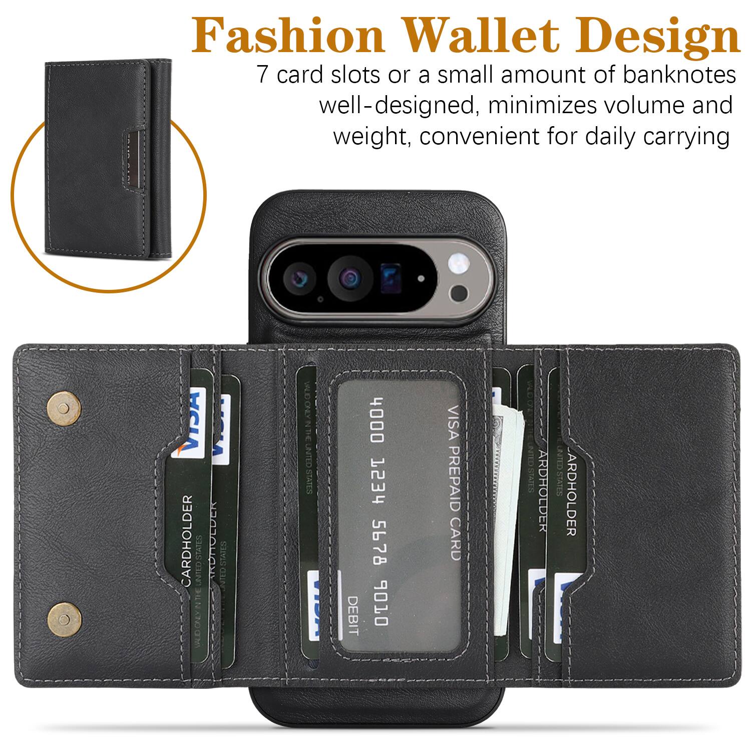 Fashion Wallet Design  
7 card slots or a small amount of banknotes well-designed, minimizes volume and weight, convenient for daily carrying