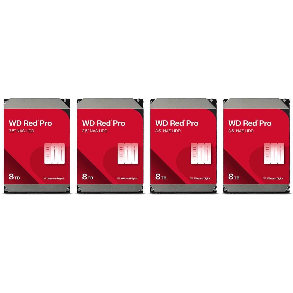 WD Red Pro 3.5" NAS HDD WD Red Pro 3.5" NAS HDD WD Red Pro 3.5" NAS HDD WD Red Pro 3.5" NAS HDD 8TB - Western Digital