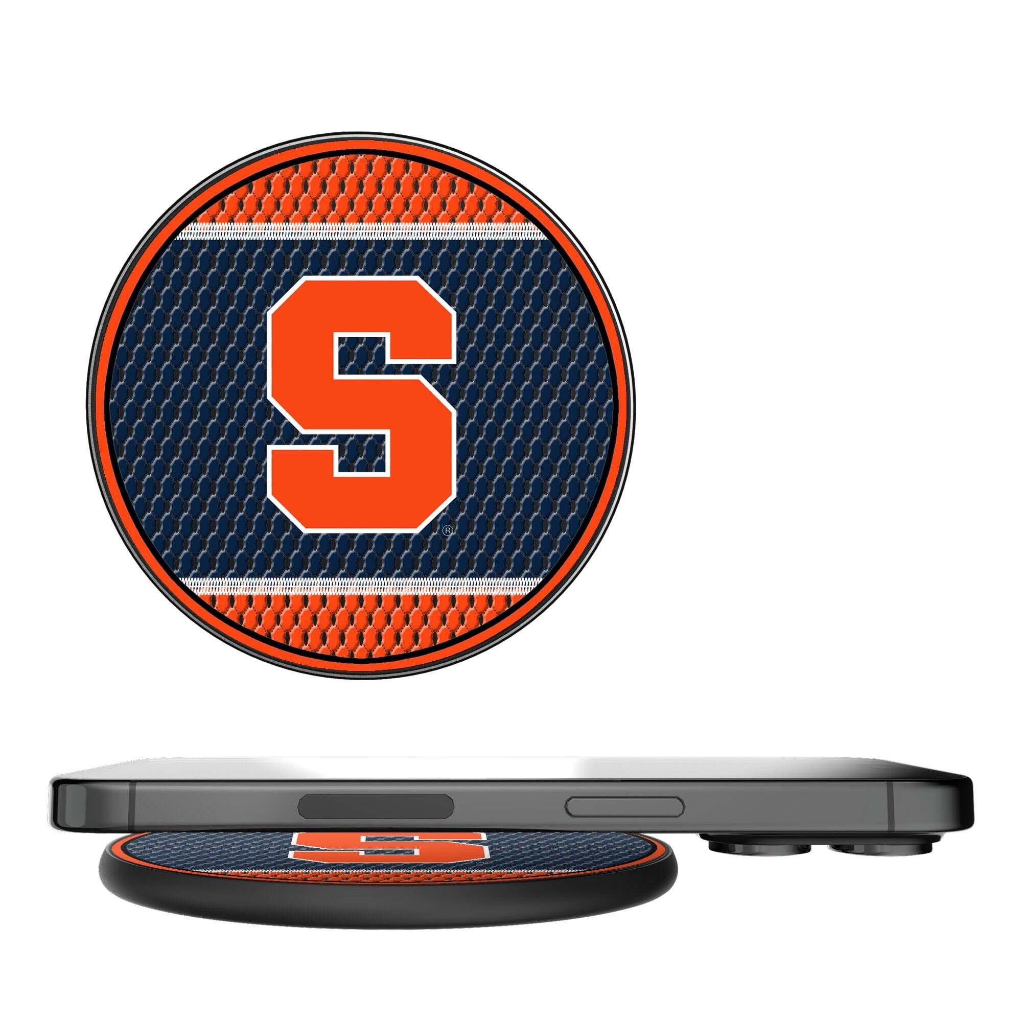 Front. Keyscaper - Syracuse Orange 15 Watt Wireless Induction Charger - Multicolor.