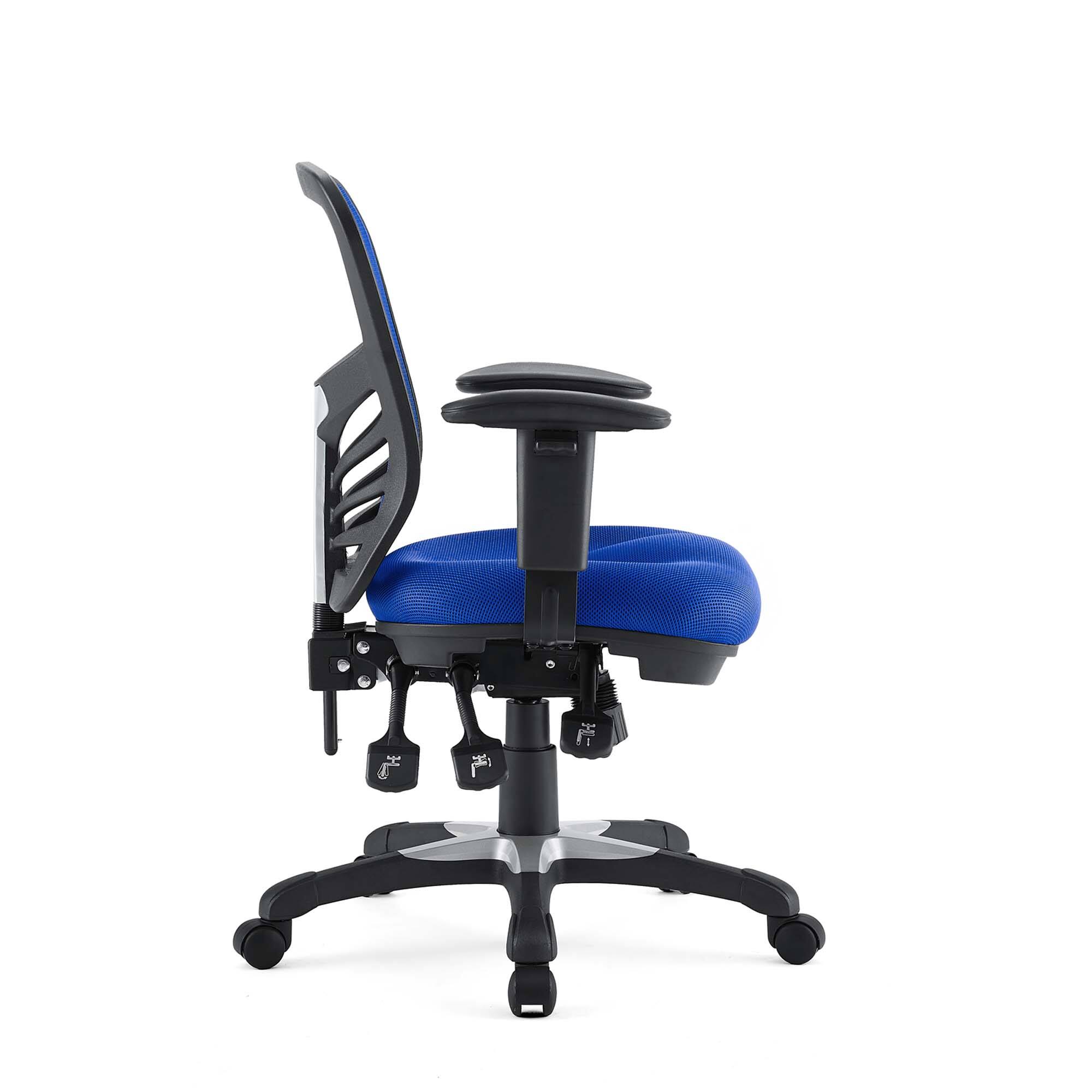 Alt View 1. Modway - Articulate Mesh Office Chair by Modway - Blue.