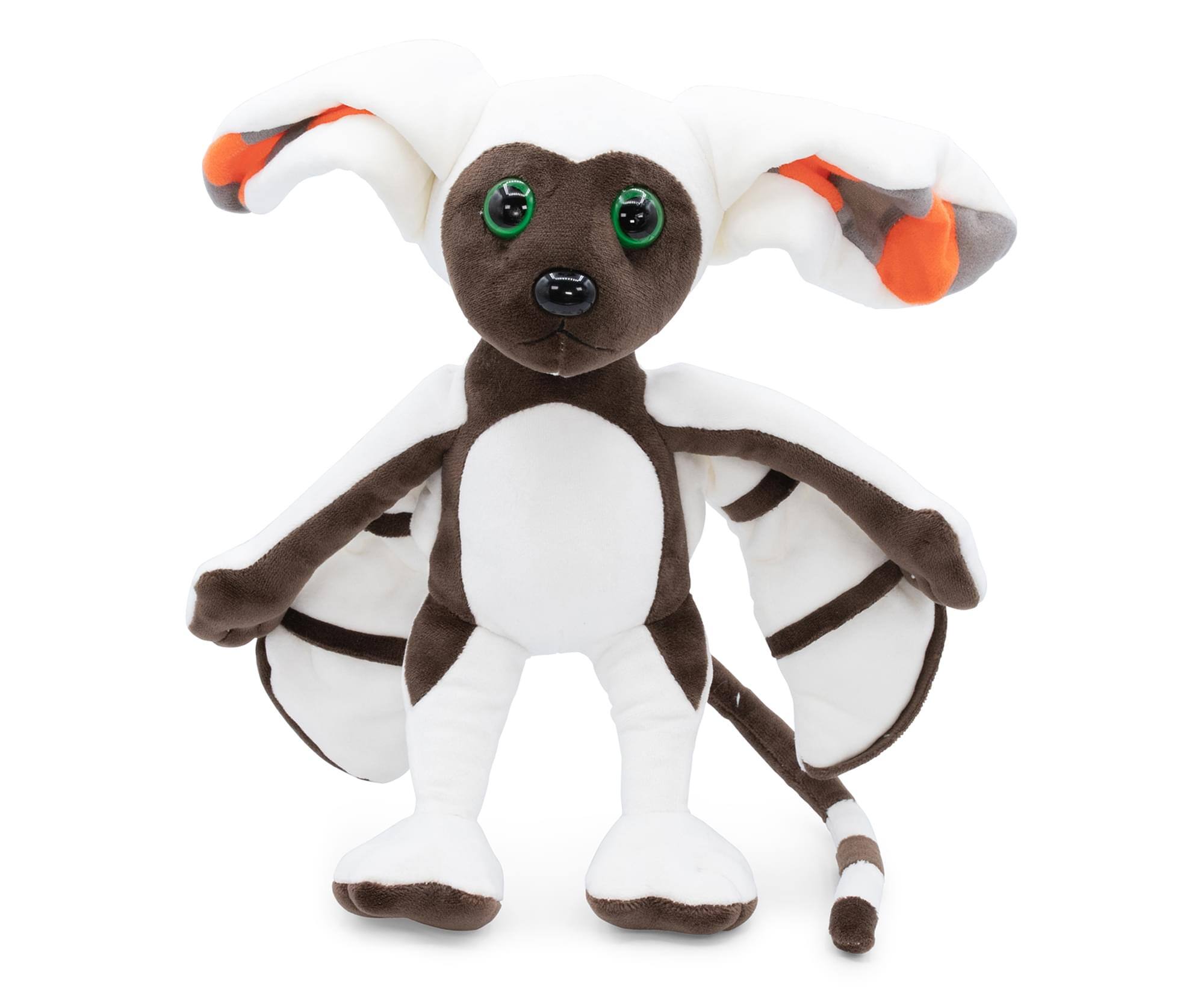 Front. Nickelodeon - Avatar: The Last Airbender 13-Inch Character Plush Toy | Momo - White.