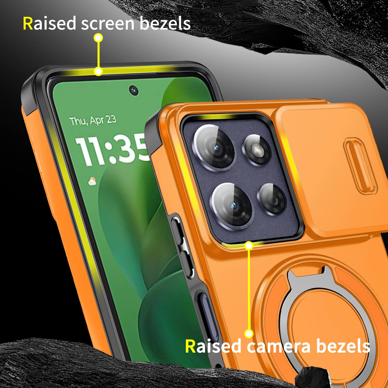 Raised screen bezels  
Thu, Apr 23 11:35  
Raised camera bezels