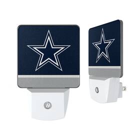 Keyscaper - Dallas Cowboys Stripe Design Nightlight 2-Pack - Multicolor