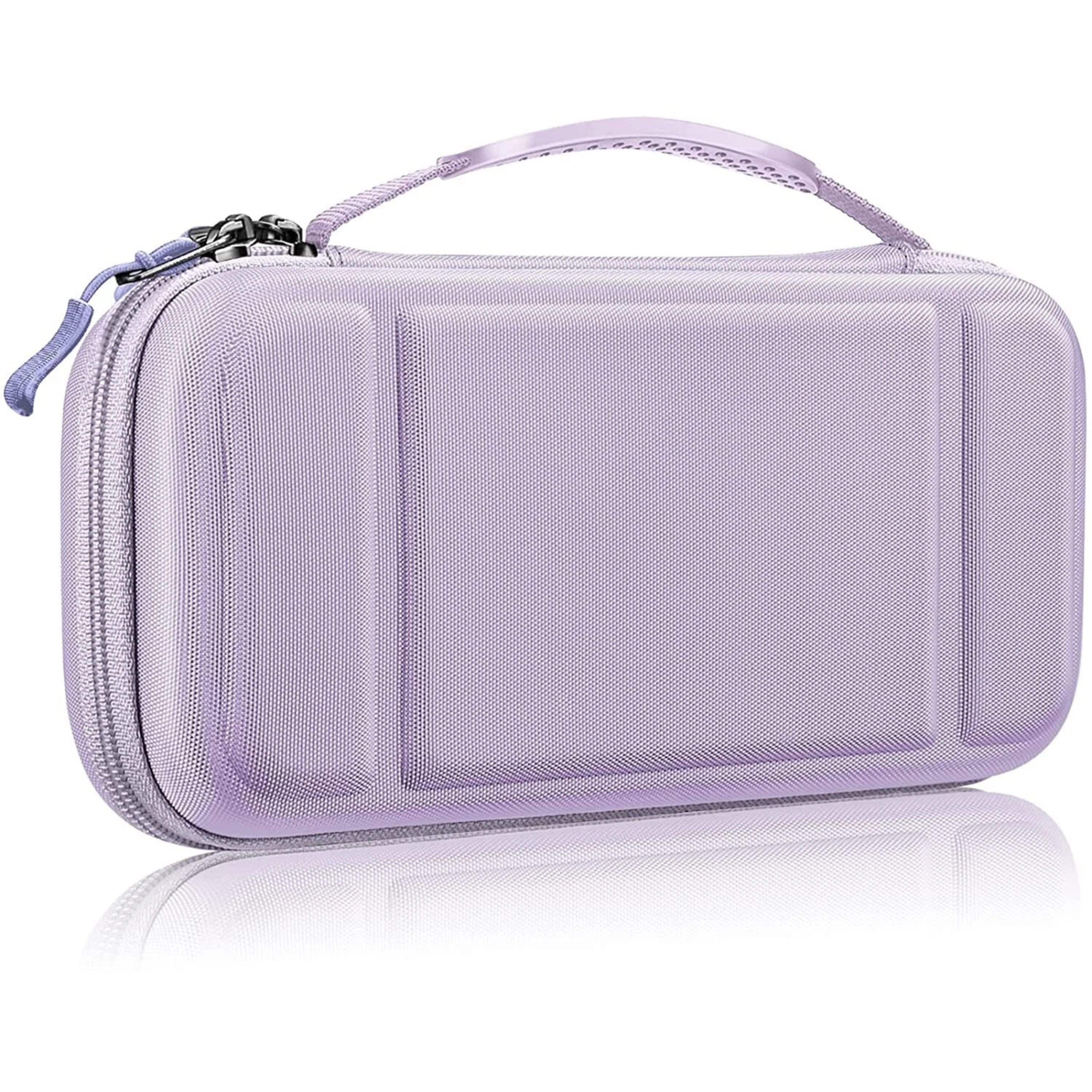 Kitcheniva - Travel Carry Case For Nintendo Switch OLED 2021 And Switch 2017 - Lilac Purple