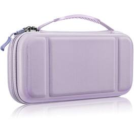 Kitcheniva - Travel Carry Case For Nintendo Switch OLED 2021 And Switch 2017 - Lilac Purple