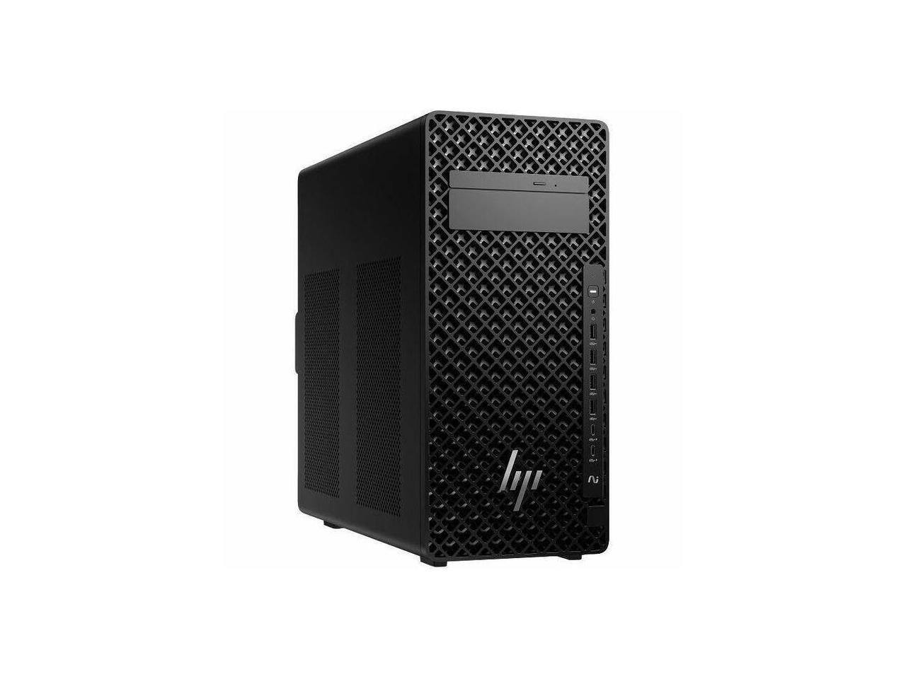 Front. HP - HP Z2 G1i Workstation Intel Ultra 7 265 32GB 1TB SSD NVIDIA 16GB Win11 Pro - Black.