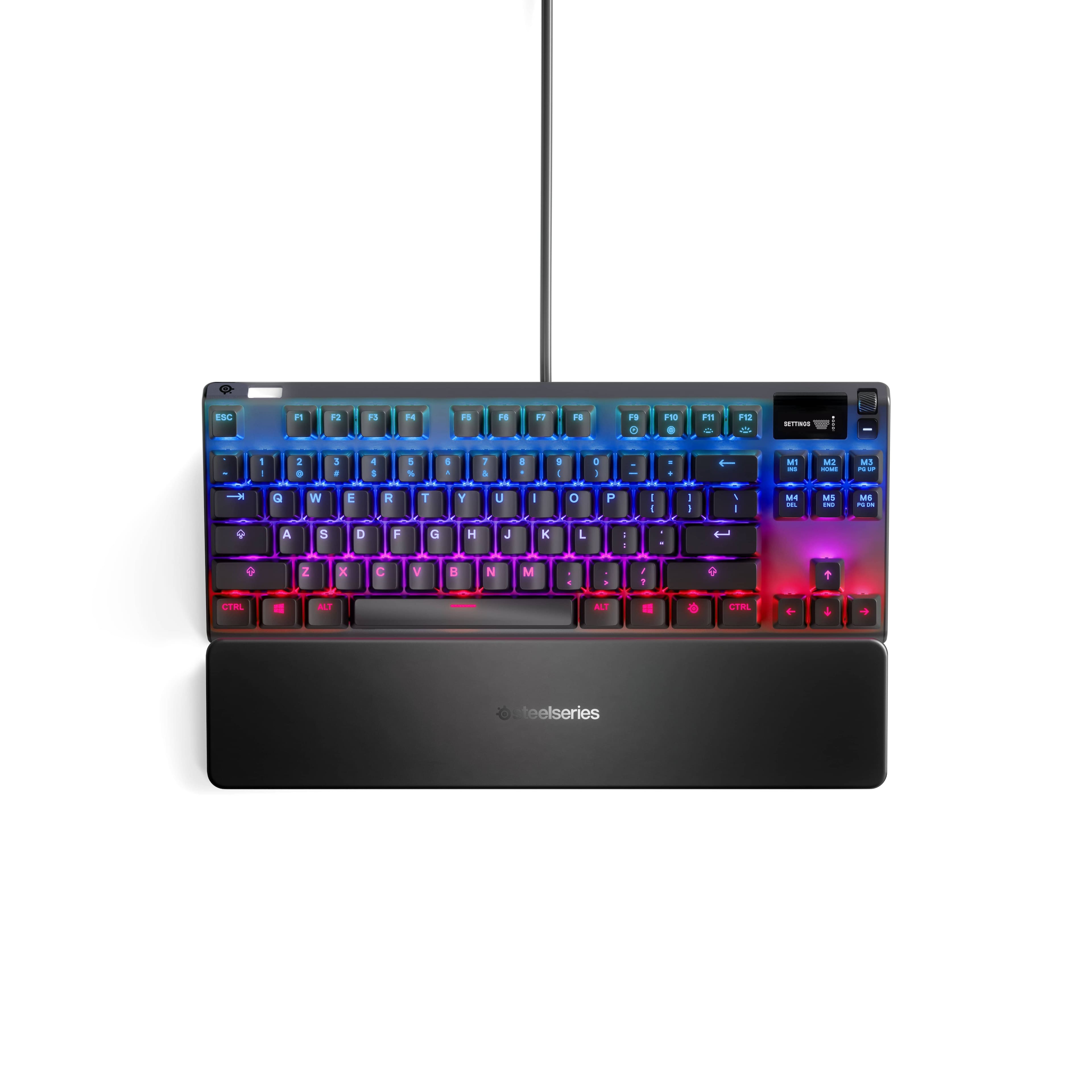 Best Buy: SteelSeries Apex Pro TKL Wired Mechanical OmniPoint Adjustable  Actuation Switch Gaming Keyboard with RGB Backlighting Black 64734