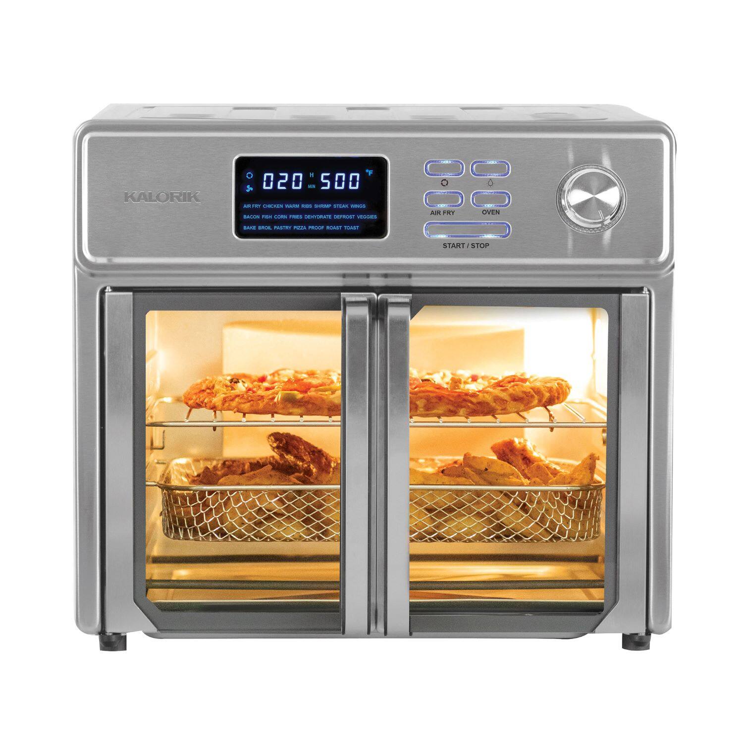 Alt View 14. Kalorik - 26qt Digital Maxx Air Fryer Oven - Stainless Steel.