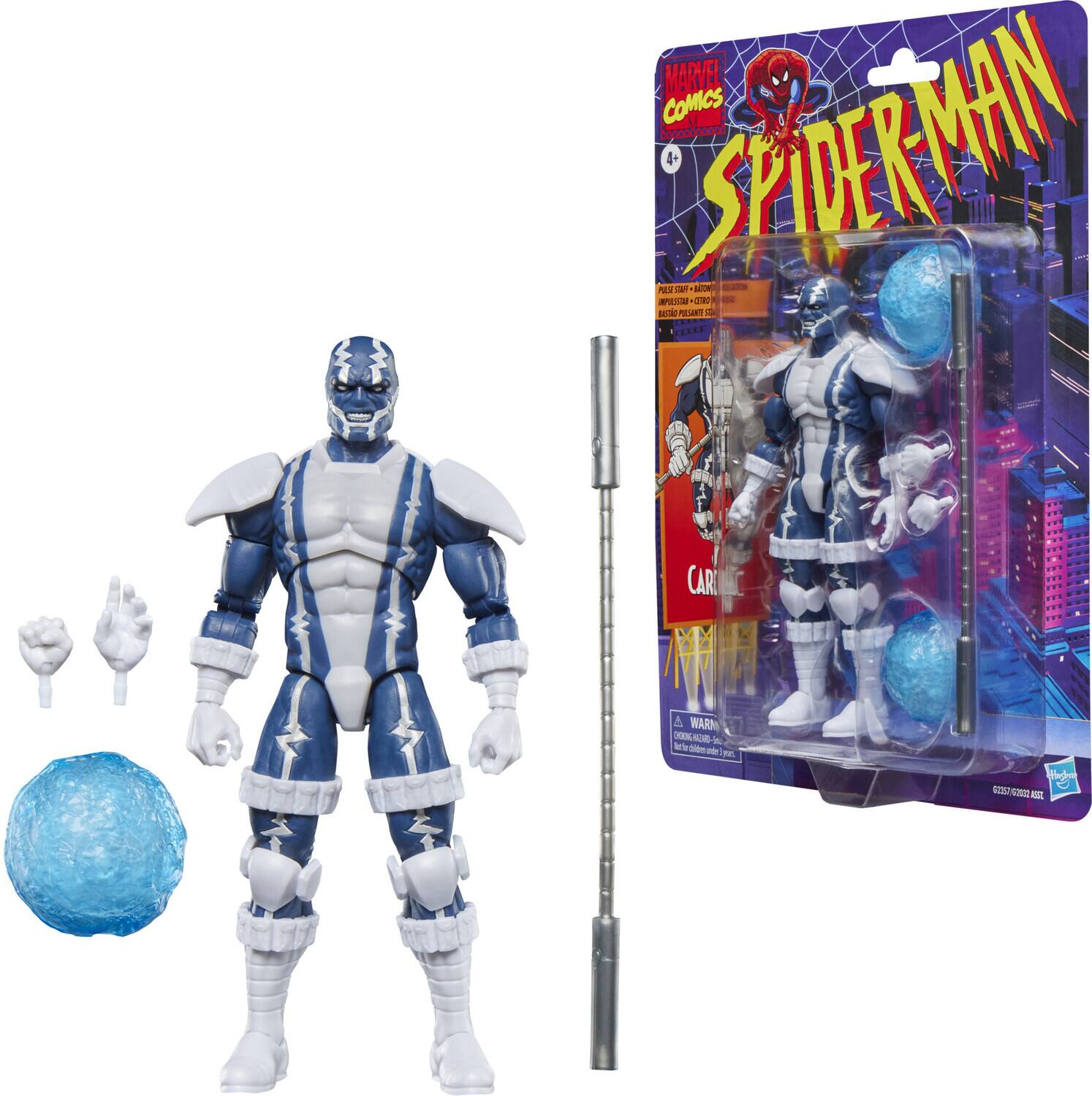 Hasbro Collectibles - Spider-Man Comics - Marvel Legends: Retro Cardback - Cardiac Action Figure - COLLECTIBLES