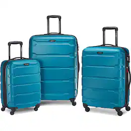 Samsonite - Omni Hardside Luggage Nested Spinner Set 68311-2479 - Caribbean Blue