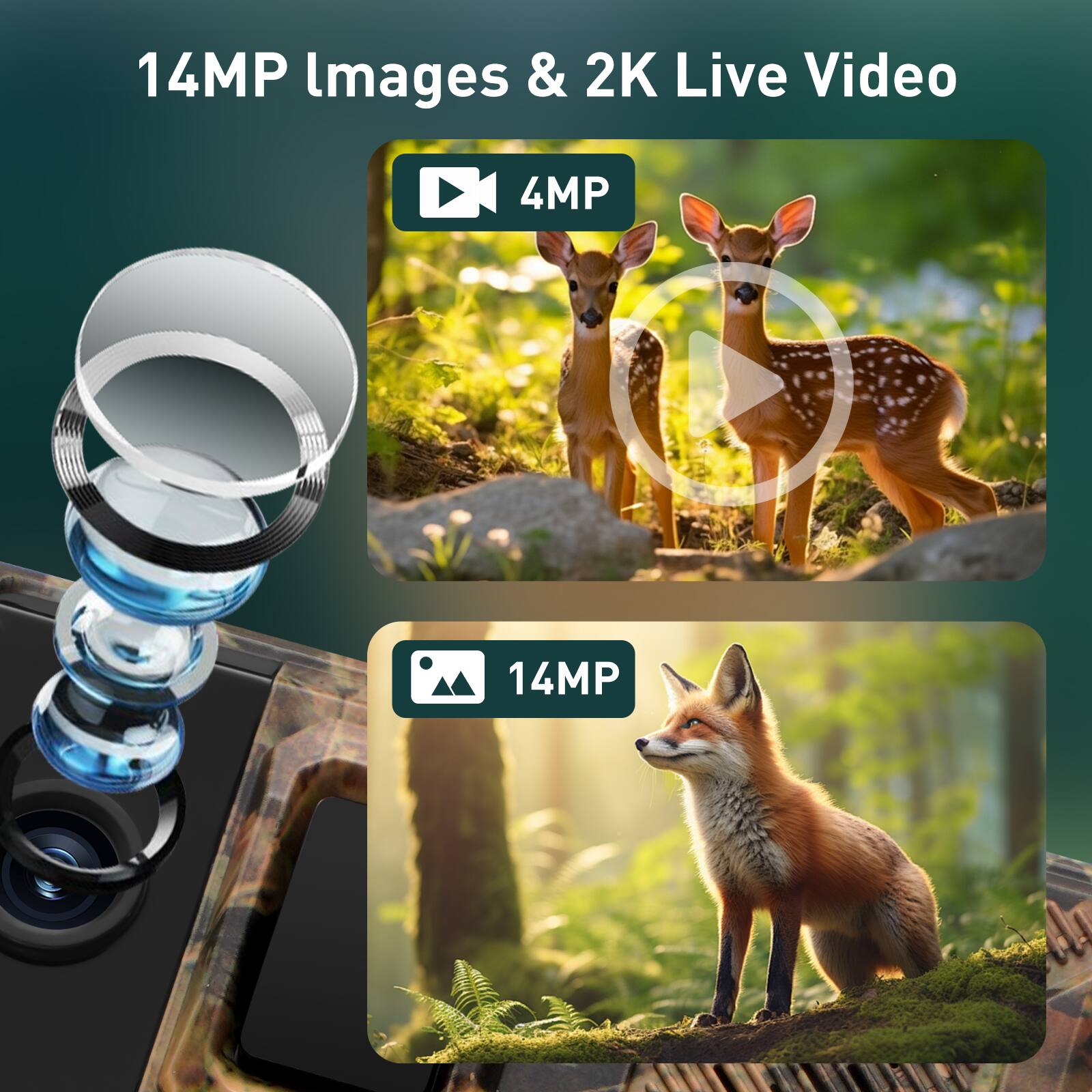 14MP Images & 2K Live Video

4MP

14MP