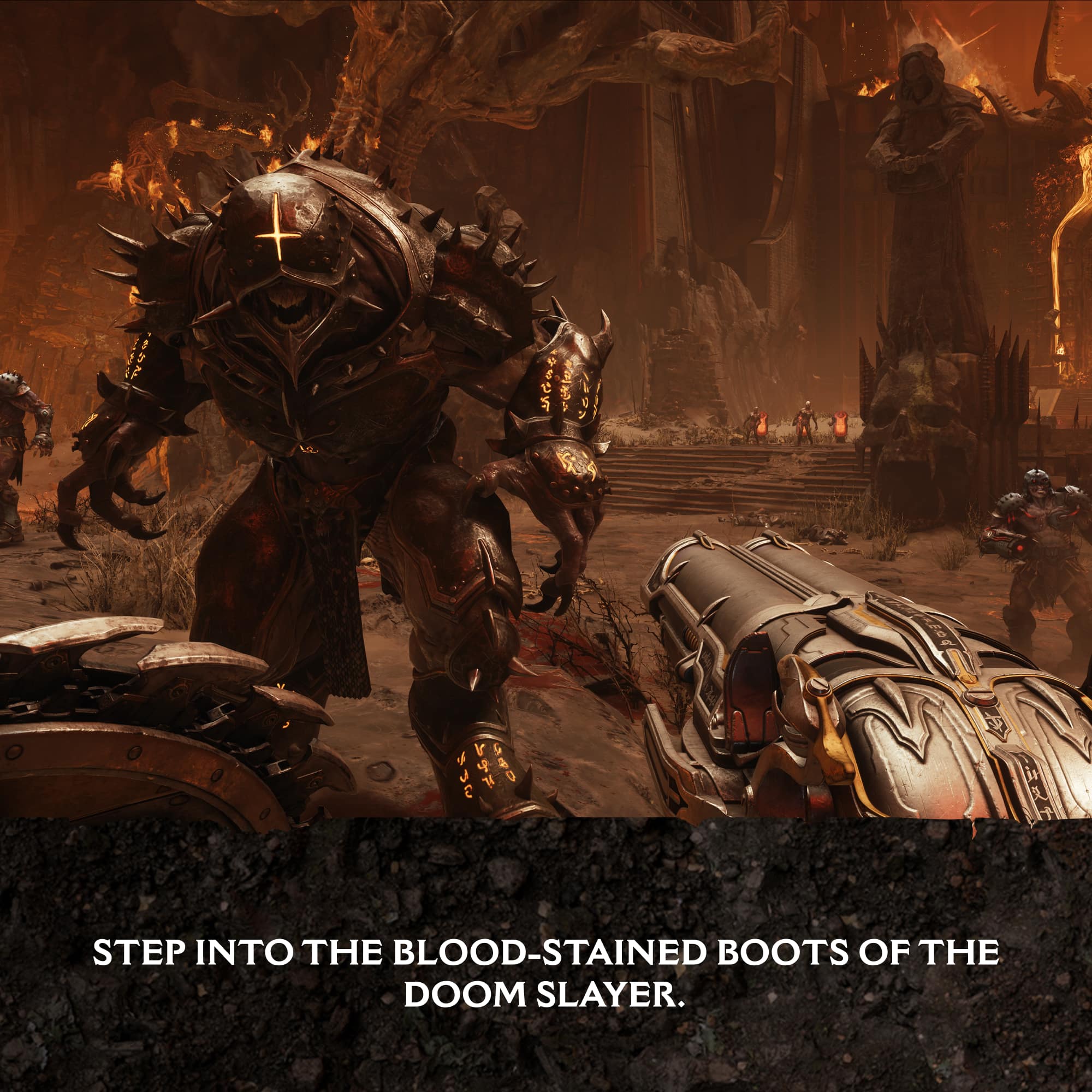 Step into the blood-stained boots of the Doom Slayer.