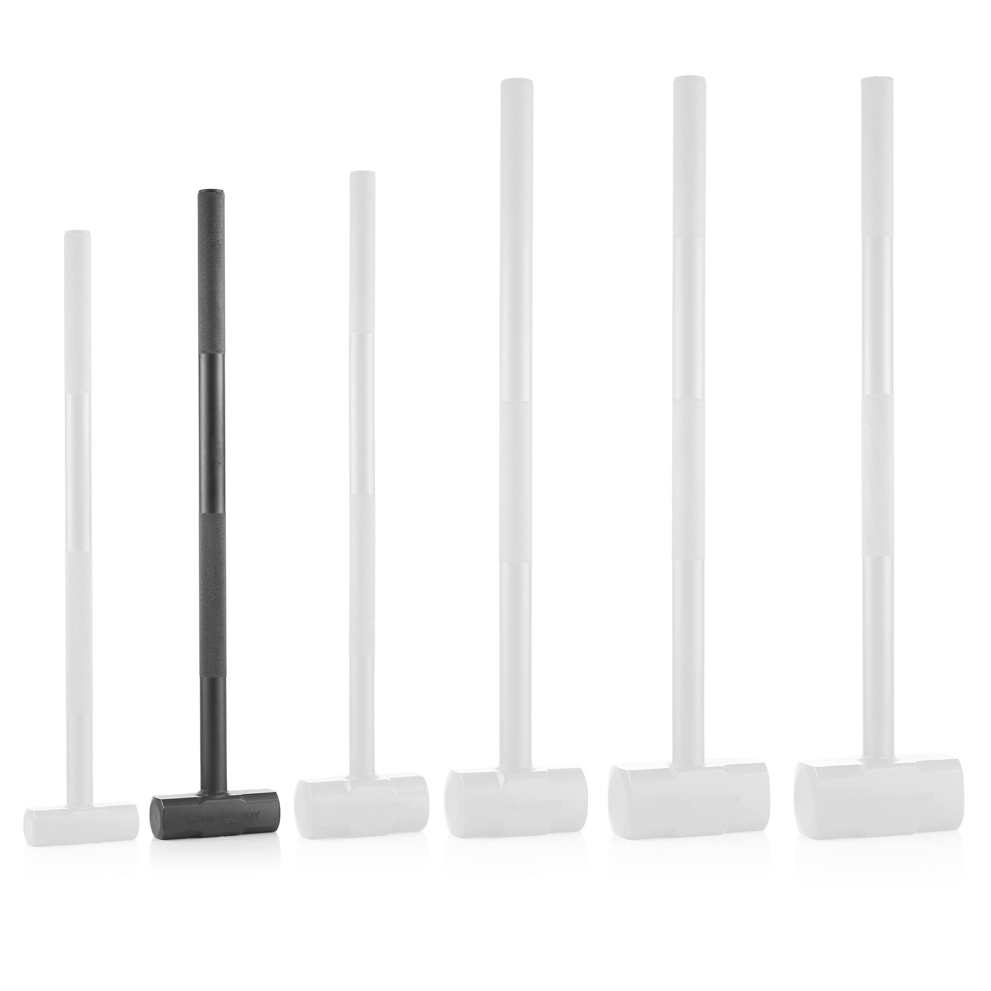 Alt View 4. Philosophy Gym - Fitness Hammer - Steel Hammer for Strength Training - Black.