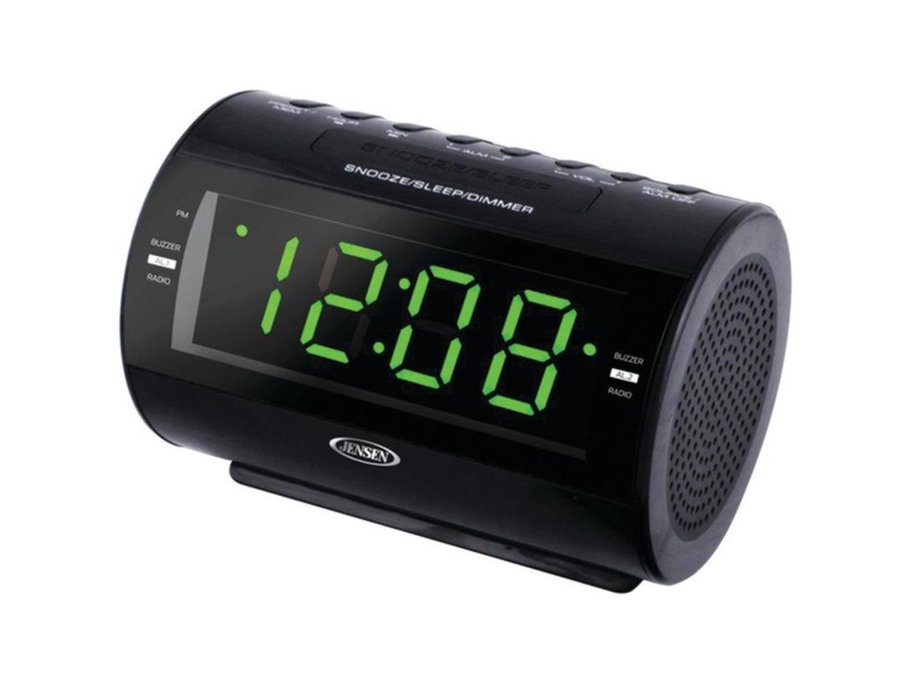 PM SNOOZE/SLEEP/DIMMER BUZZER RADIO 12:08 RADIO BUZZER AL2 JENSEN