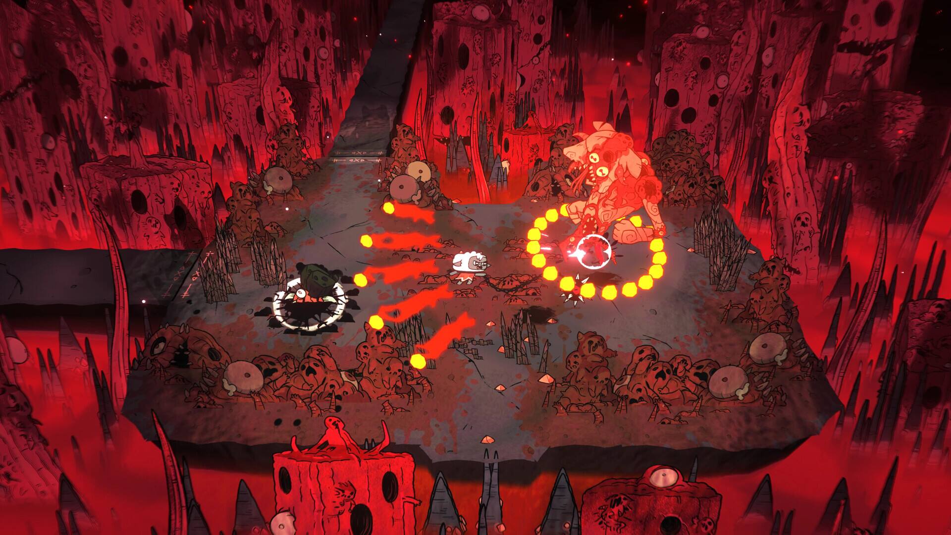 Left. Devolver Digital - Cult of the Lamb.