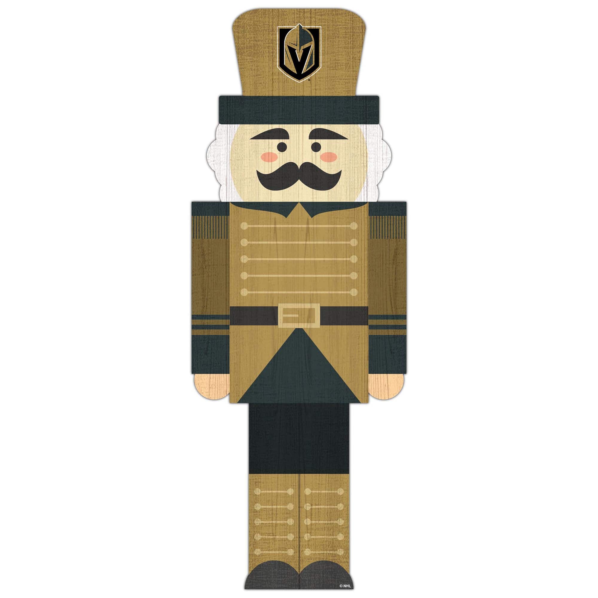 Fan Creations - Vegas Golden Knights 31'' Nutcracker Leaner - Multicolor