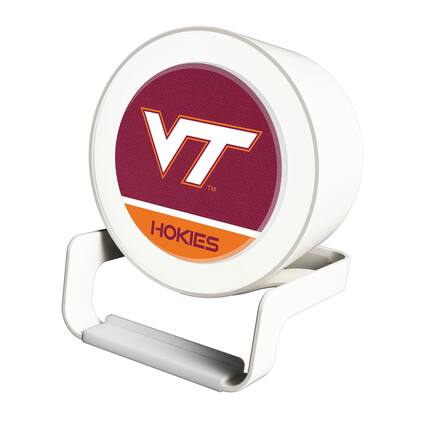 Front. Keyscaper - Virginia Tech Hokies Night Light Wireless Charger And Bluetooth Speaker - Multicolor.
