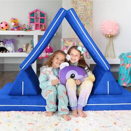 Jaxx - Zipline Playscape Imaginative Furniture Playset for Creative Kids, Original Set - Blueberry