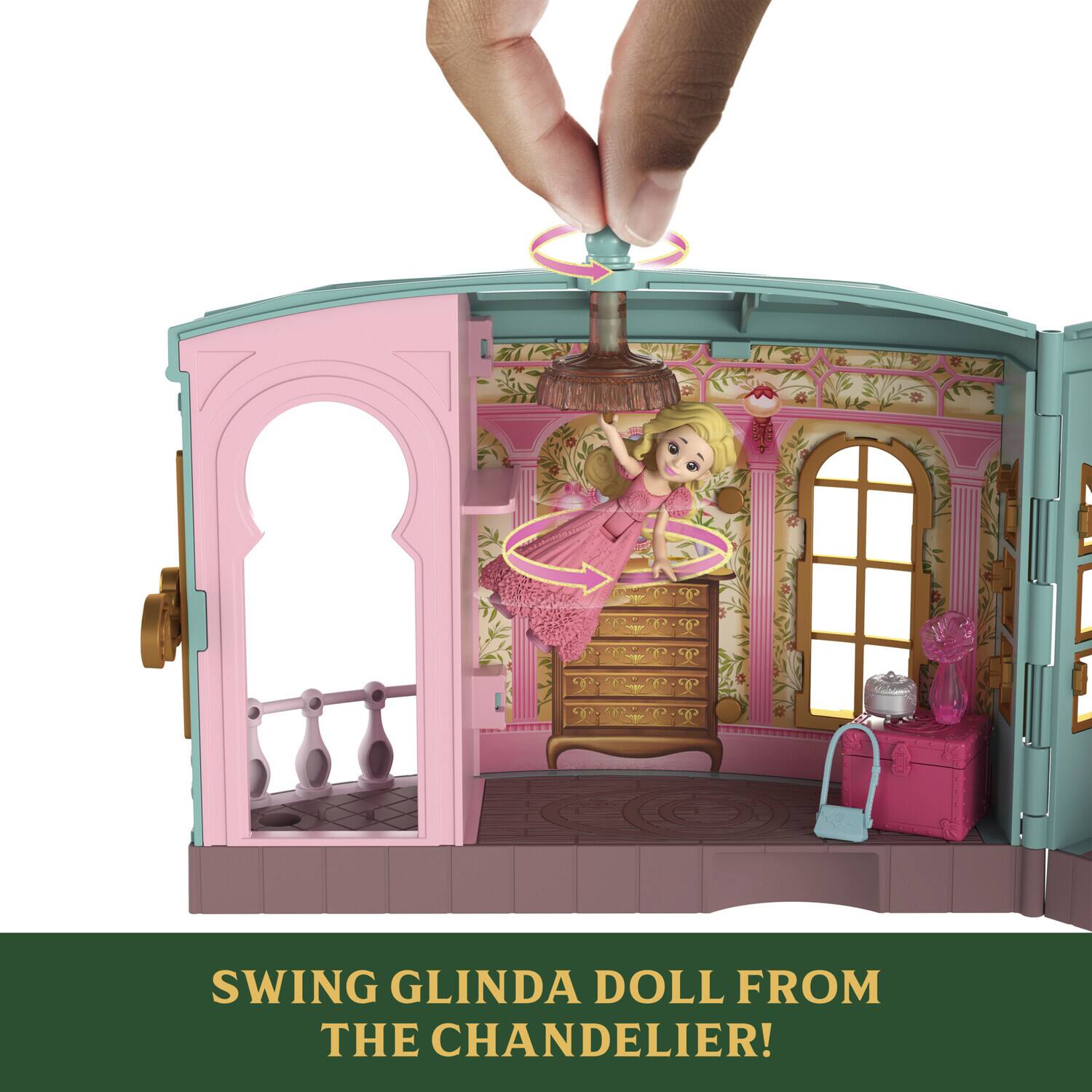 SWING GLINDA DOLL FROM THE CHANDELIER!