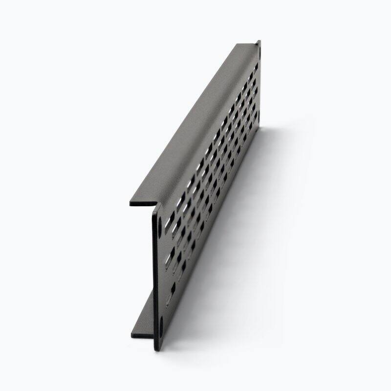 Alt View 4. On Stage Stands - On-Stage Vented Rack Panel, 1U (RPV1000) - Black.