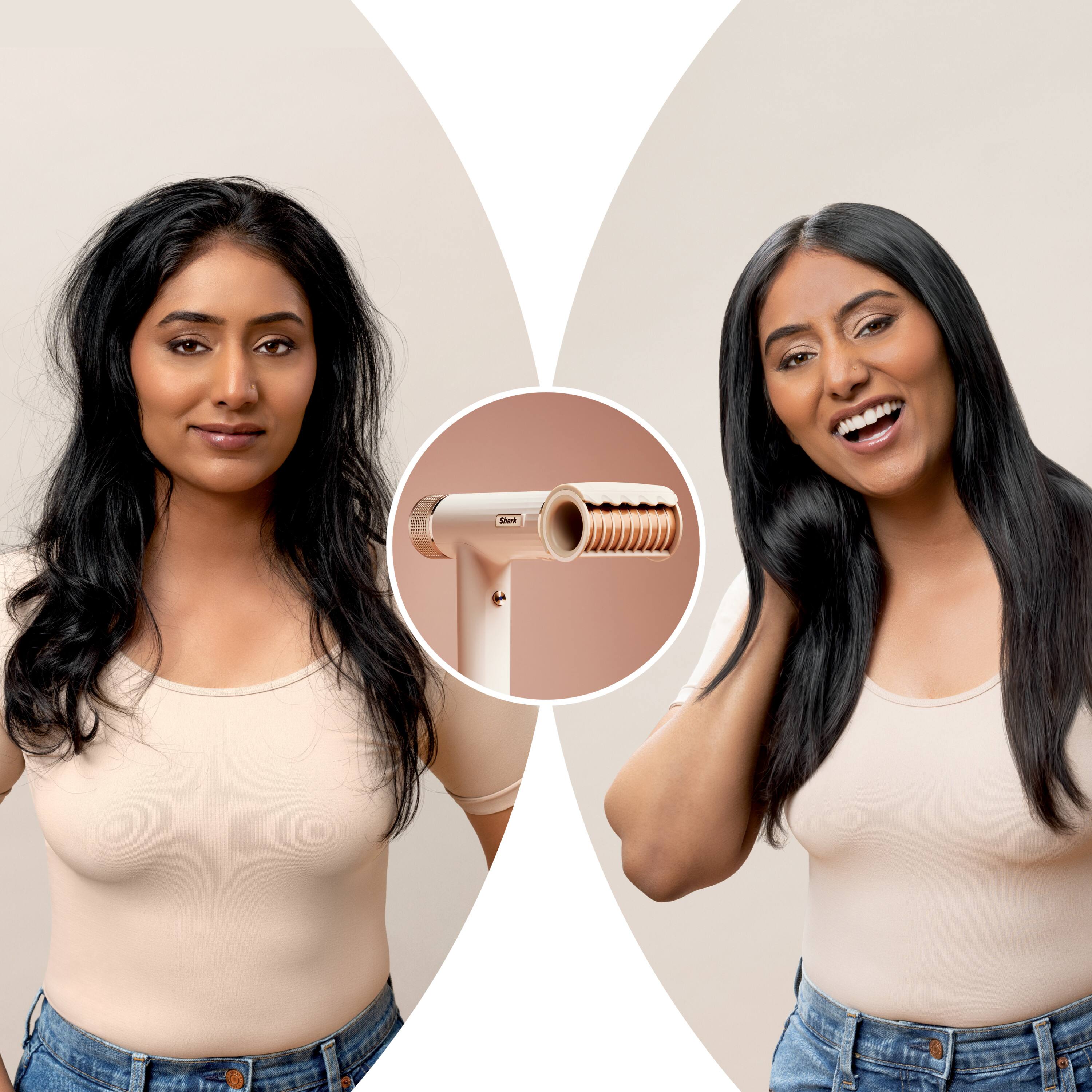 Alt View 7. Shark - Shark SpeedStyle For Straight & Wavy Hair - White.