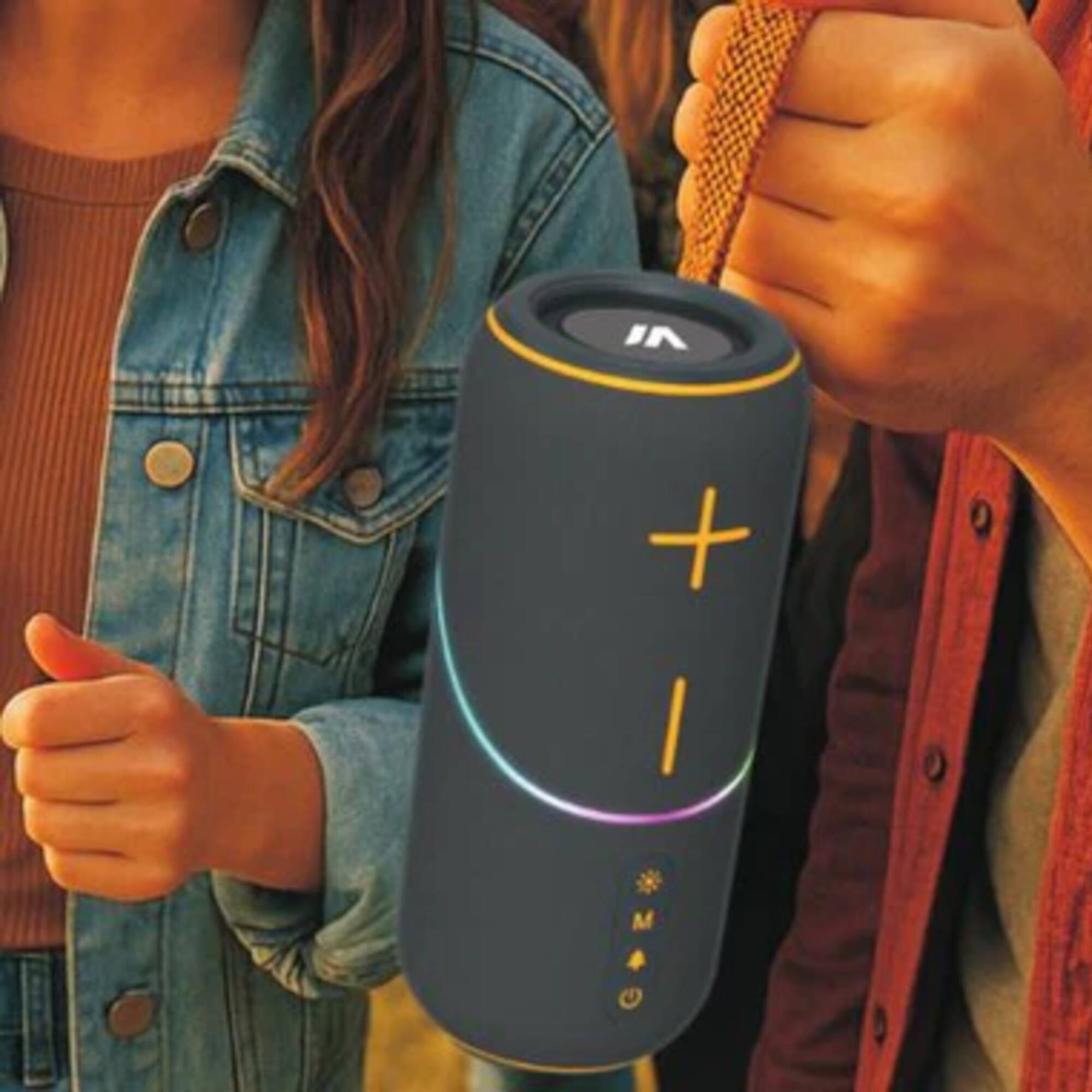 Alt View 3. Max Power - Max Power MPD672 Pulse Xtreme Portable Bluetooth Speaker with Heavy Bass, Purple.