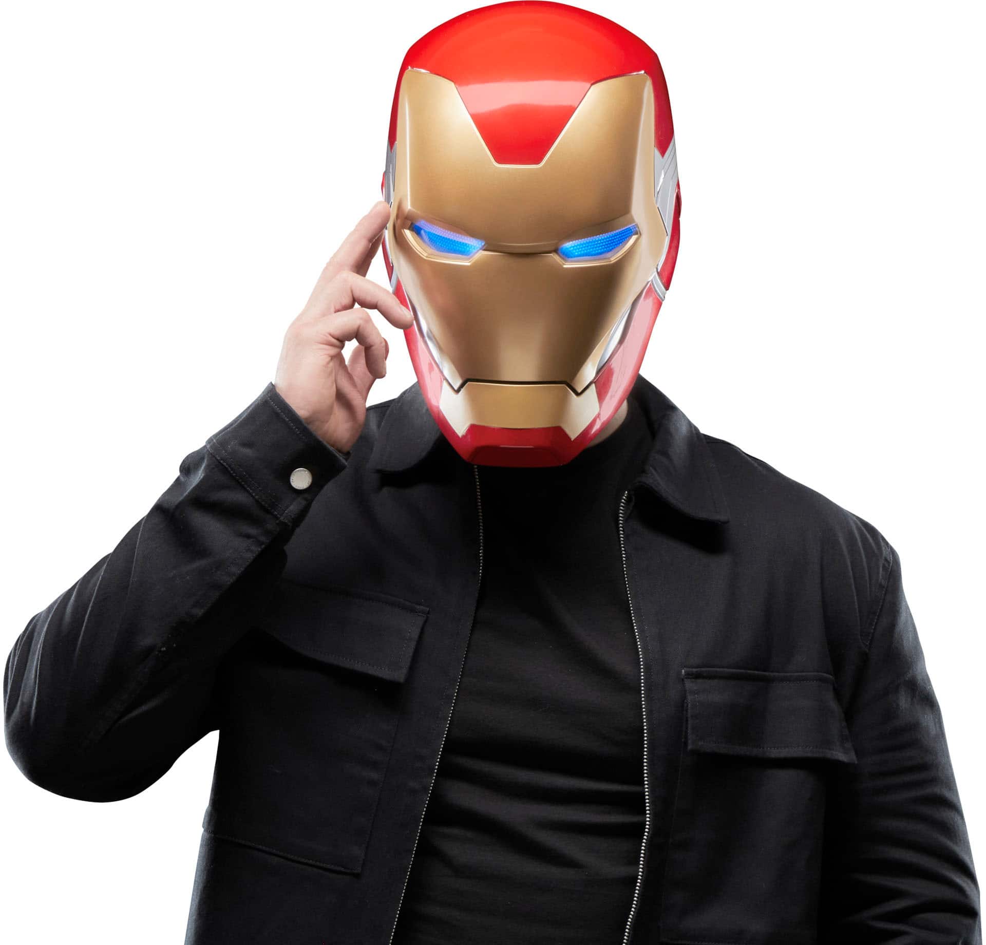 Alt View 14. Marvel - Legends Series Iron Man Premium Electronic Helmet.