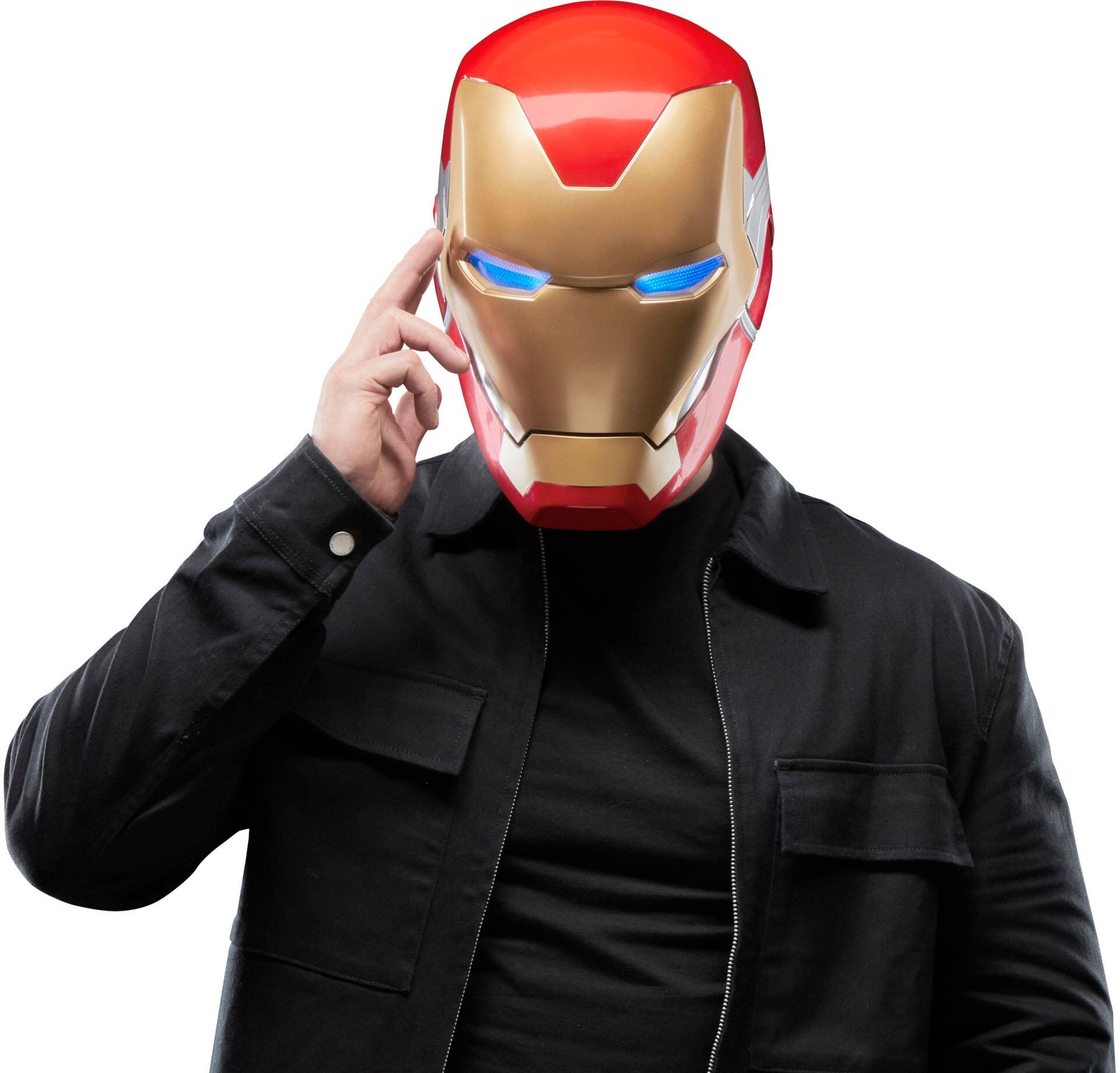 Alt View 14. Marvel - Legends Series Iron Man Premium Electronic Helmet.