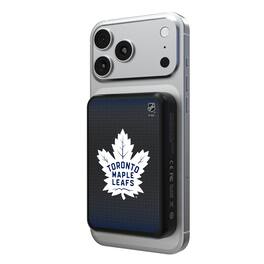 Keyscaper - Toronto Maple Leafs Wireless Magnetic Power Bank - Black