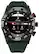 Alt View 5. Citizen - CZ Smart 44mm Black IP Stainless Steel Case Hybrid Heart Rate Smartwatch with Silicone Strap - Green.