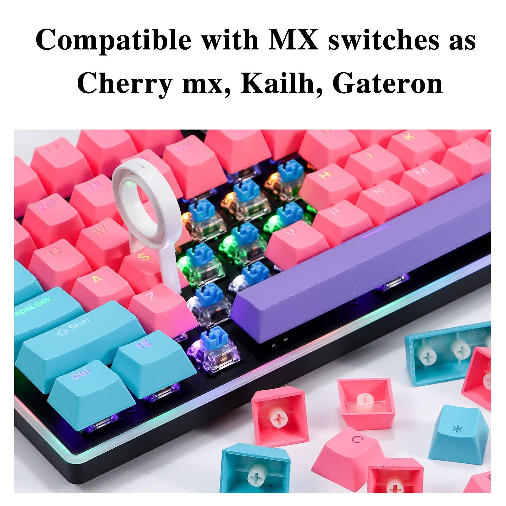 Compatible with MX switches as Cherry mx, Kailh, Gateron