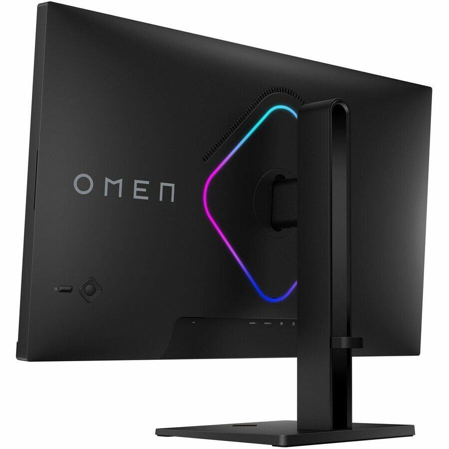 Alt View 3. HP - OMEN 27qs G2 27" 280Hz Class WQHD Gaming Monitor 16:9 2000:1 AMD FreeSync Premium, Pivot, Tilt DisplayPort and HDMI - Black.
