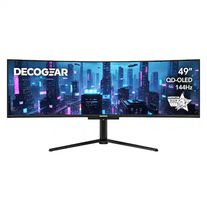 DECOGEAR 49" QD-OLED 144Hz AMERICAN SELLER
