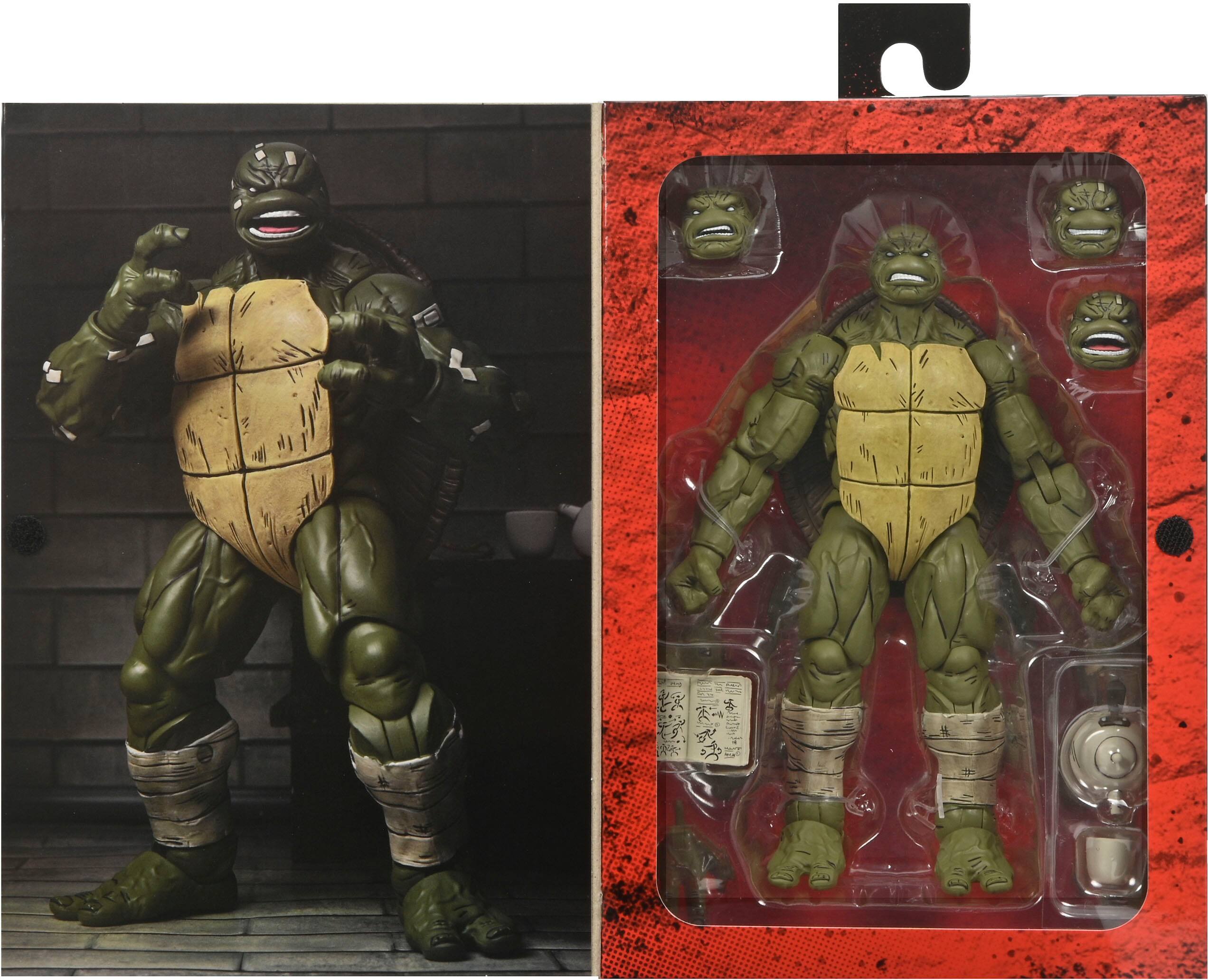 Angle. NECA - Teenage Mutant Ninja Turtles 7" Scale Action Figure The Last Ronin - Battle Damaged Ronin.
