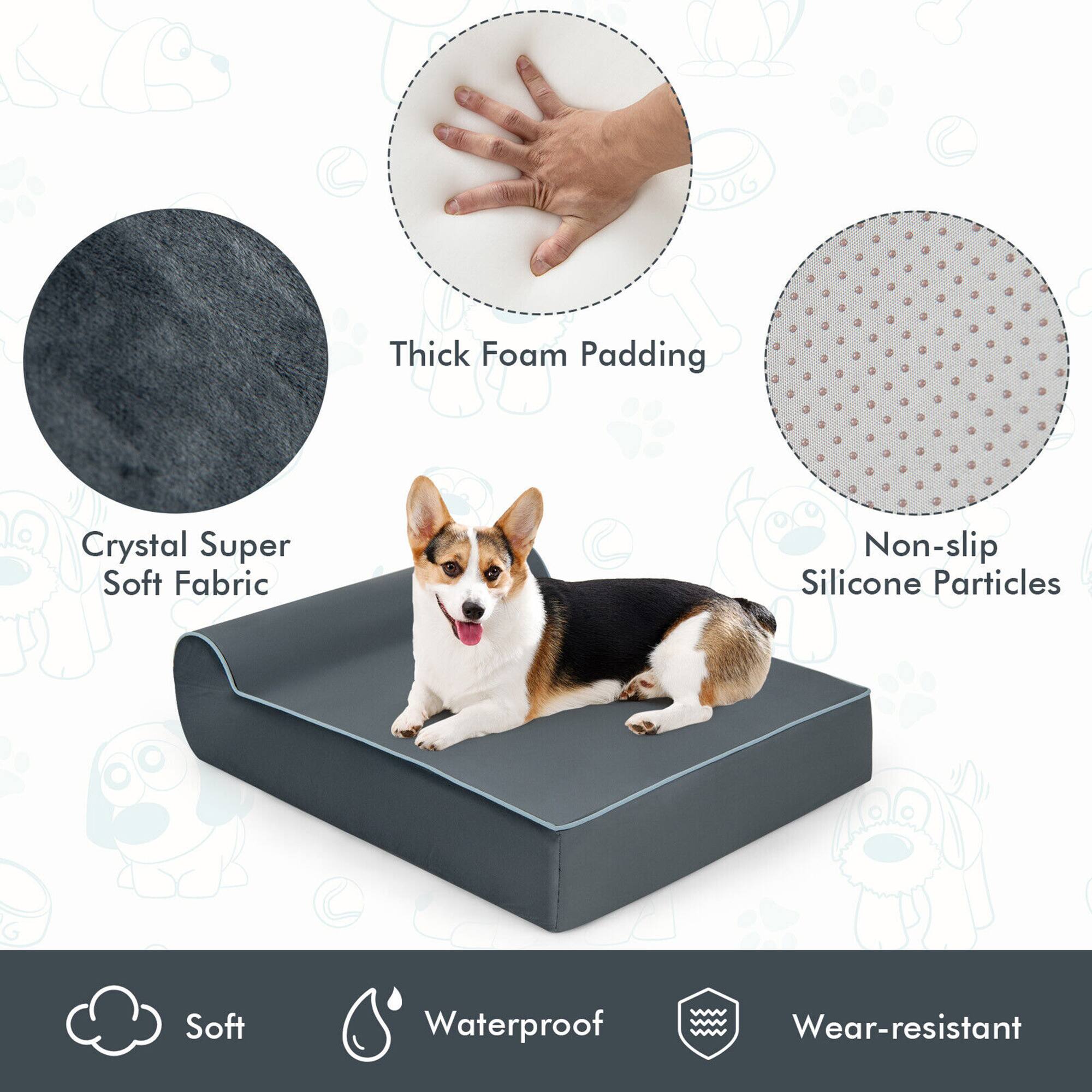 - Thick Foam Padding
- Crystal Super Soft Fabric
- Non-slip Silicone Particles
- Soft
- Waterproof
- Wear-resistant