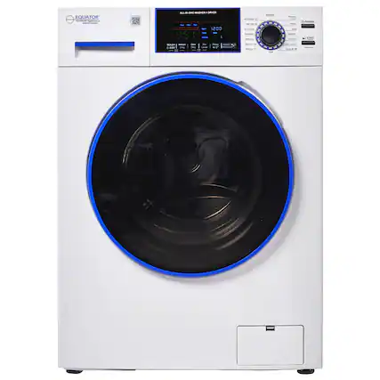 EQUATOR
Powered by Panasonic
Washing Machine
ALL-IN-ONE WASHING MACHINE
0:55
WASH | WASH+DRY | DRY | Only
1:200
REFRESH
NORMAL
ECONO
QUICK 20
QUICK 30
QUICK 40
POWER
START
SUNDRY
SUNDRY 1
SUNDRY 2
WASH
DRY
SUNDRY
SUNDRY 1
SUNDRY 2
Washing
Drying
Sanitize 60°C
Sanitize 90°C
Color Care
Quick 30
Quick 40
Wash 15'
Wash 30'
Wash 45'
Wash 60'
Wash 90'
Wash 120'
Wash 150'
Wash 180'
Wash 210'
Wash 240'
Drying 30'
Drying 45'
Drying 60'
Drying 90'
