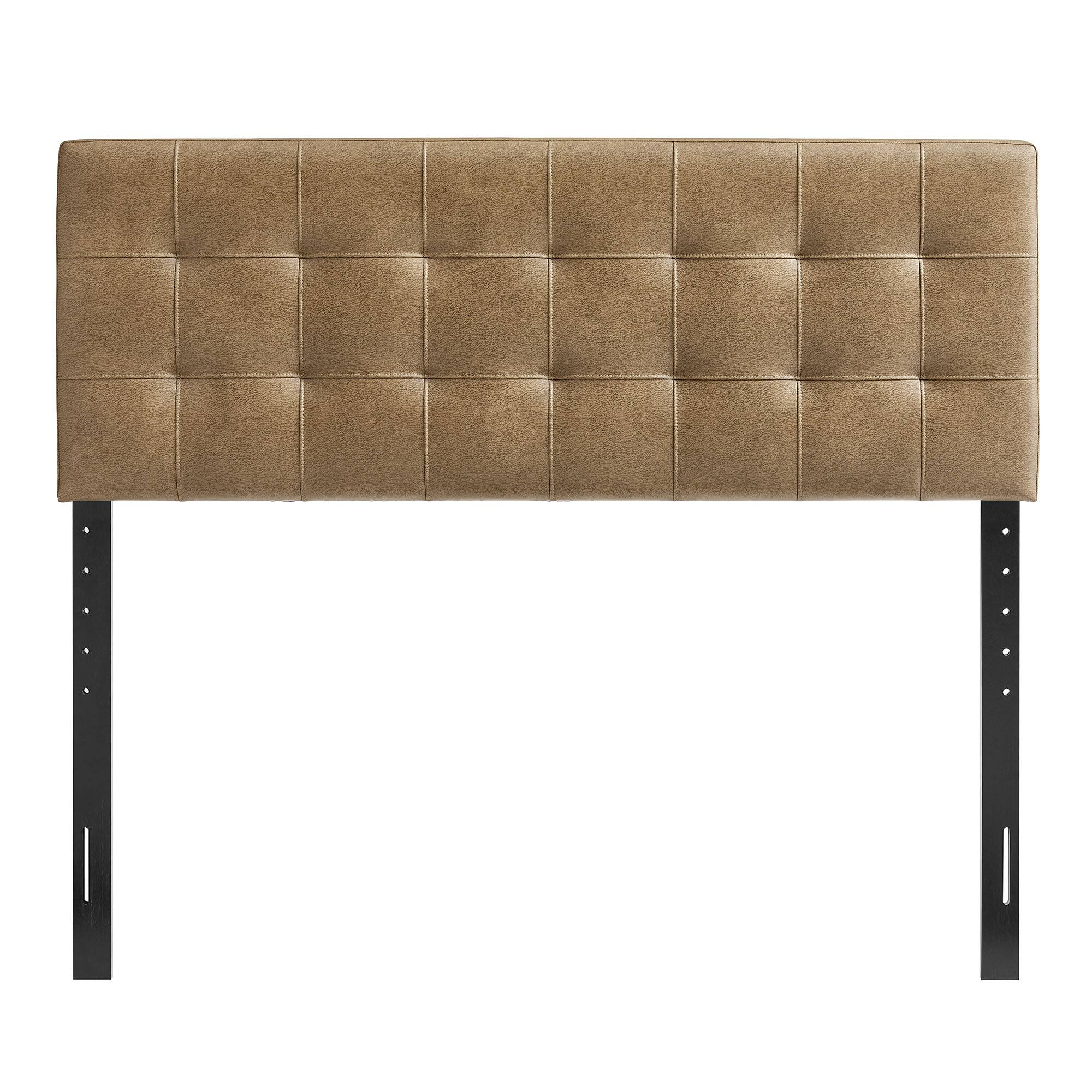 Alt View 2. Modway - Lily Upholstered Vinyl Headboard by Modway - Toast.