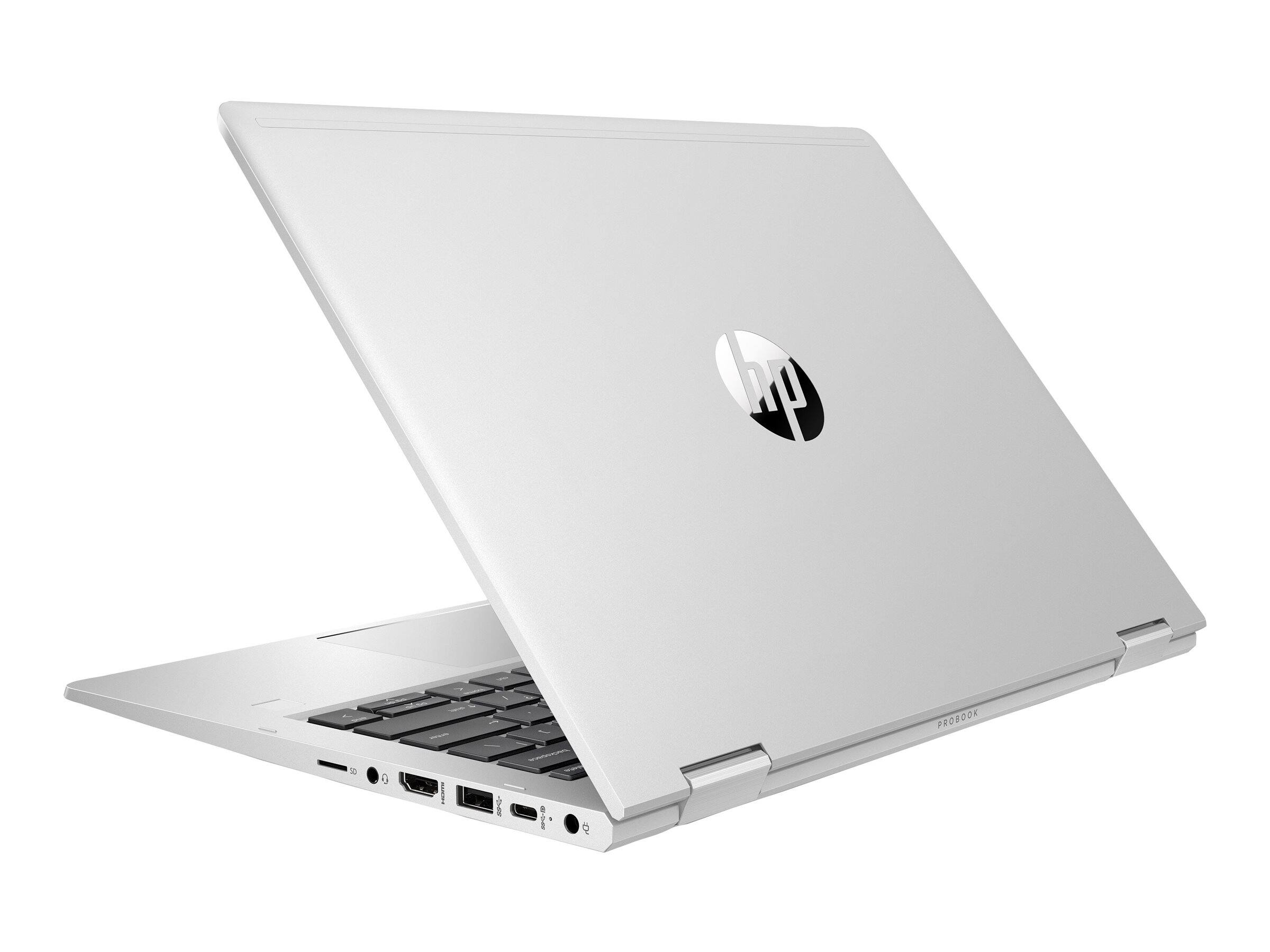 Alt View 5. HP - ProBook x360 435 G7 13.3" FHD Touch AMD Ryzen 7 PRO 4750U 1.7 GHz 32GB DDR4 512GB SSD Windows 11 Pro Laptop - Silver.