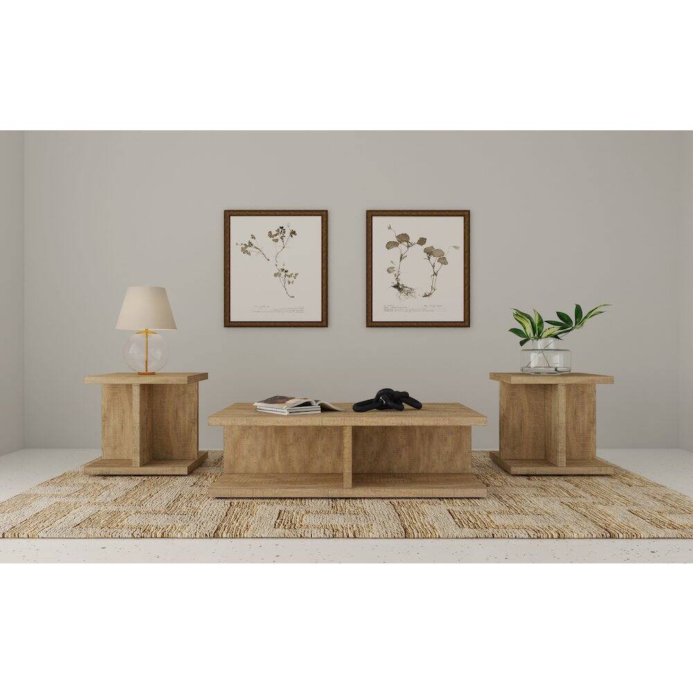 Alt View 1. Coaster Co. of America - Cortona 3-piece Coffee and End Table Set Mango - Green.
