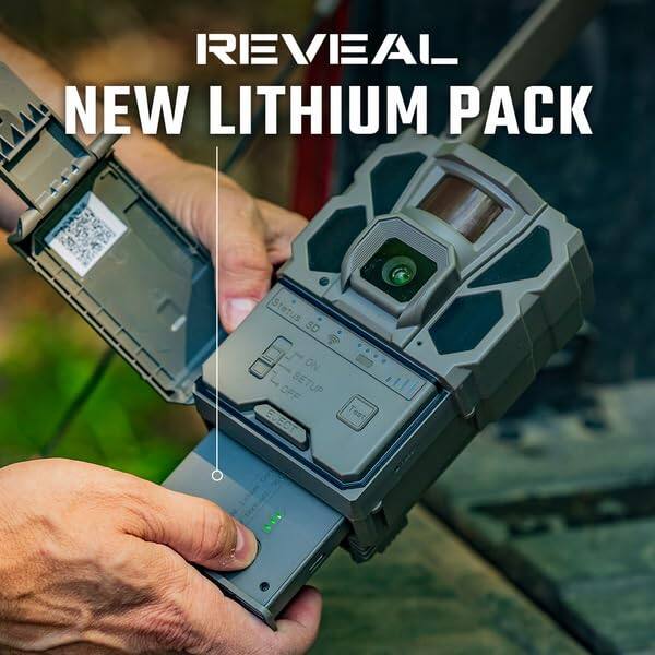 REVEAL NEW LITHIUM PACK

ON  
STATUS  
SD  
ON/OFF  
SETUP  
EJECT  
Test