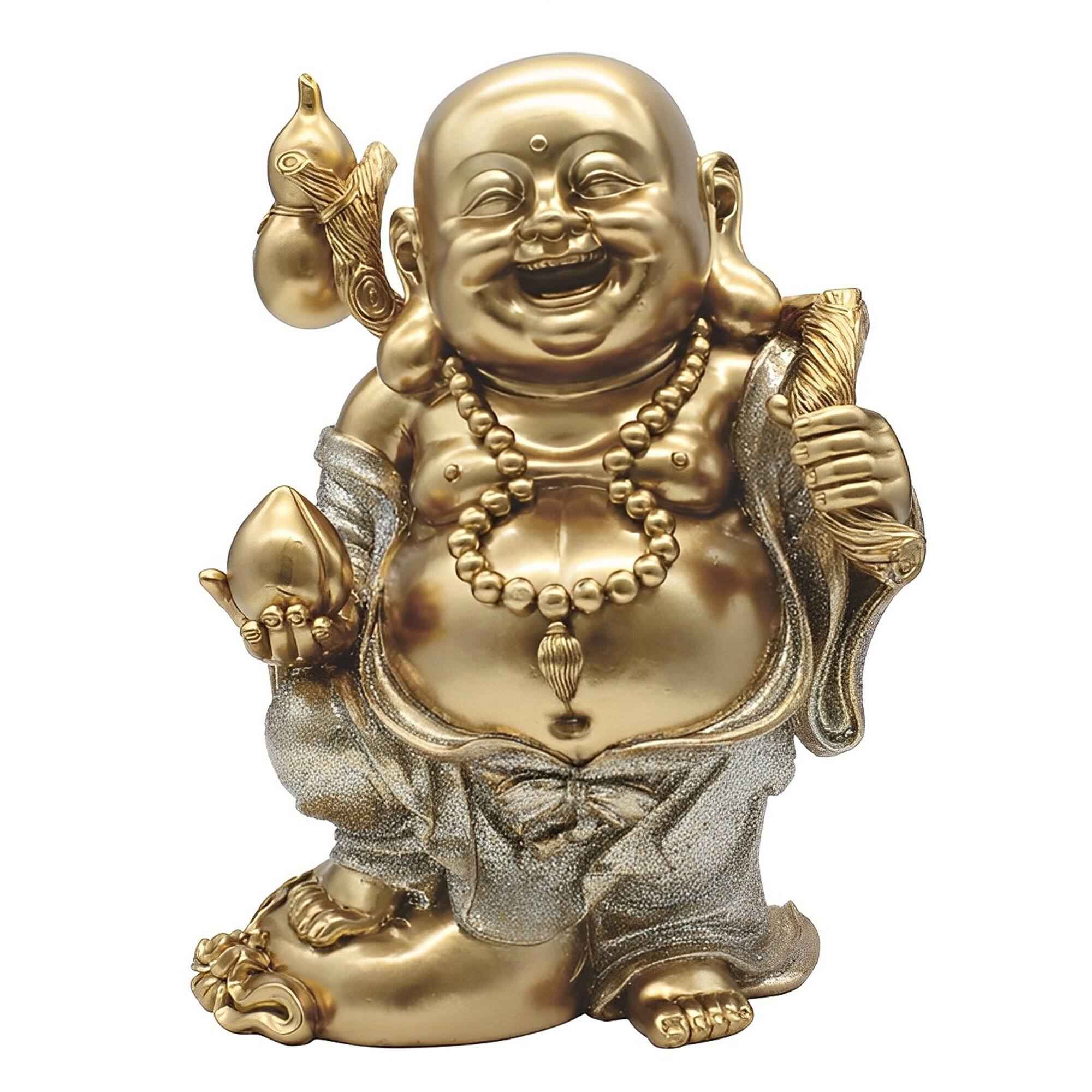 FC Design - 8.5"H Maitreya Buddha Happy Buddha Figurine Statue Office Desk Tabletop Home Decor Gift - Multi-Color