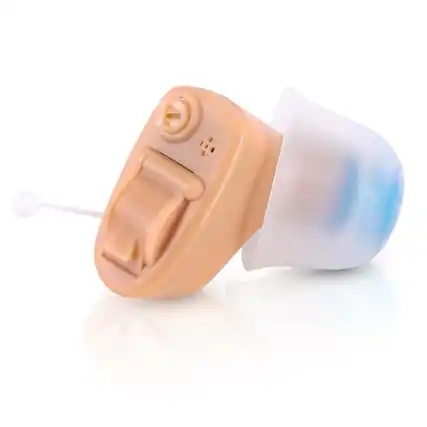 Front. Pyle - Pyle Mini ITC Hearing Assistance Device - in The Ear Canal Wireless Hear Sound Amplifier Tool - Filters Noise - beige.