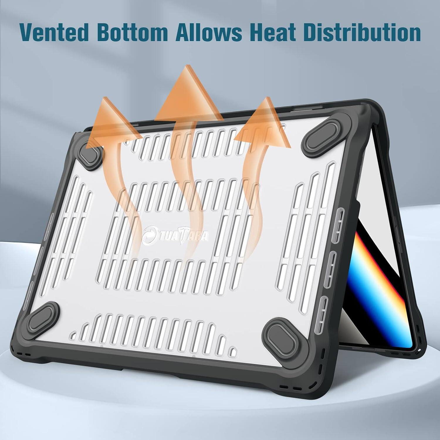 Vented Bottom Allows Heat Distribution