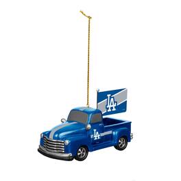 Evergreen Enterprises - Los Angeles Dodgers 3" Rally Truck Two-Piece Ornament Set - Multicolor