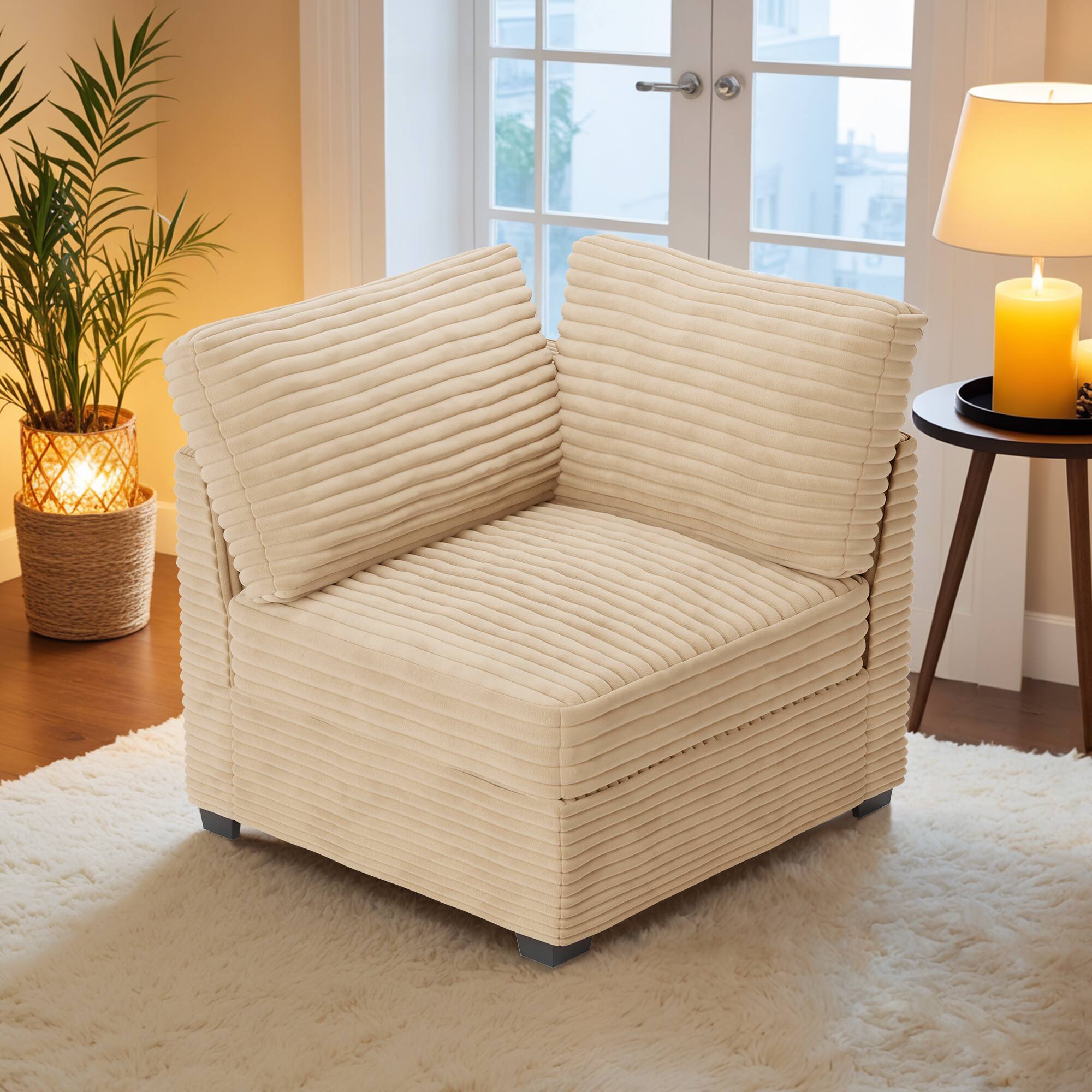 A Corner Chair(Beige)